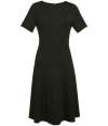 BK510 2380 Brook Taverner Ladies Jersey Stretch Belinda Dress Black colour image